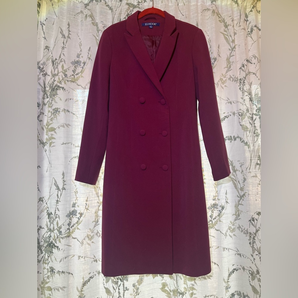 Vintage 90s JG Hook Petticoat in Maroon